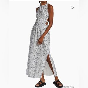 SIR Dimitri cross-back maxi Dress